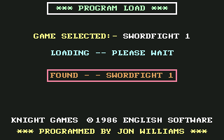 Knight Games screenshot 5 for Commodore 64